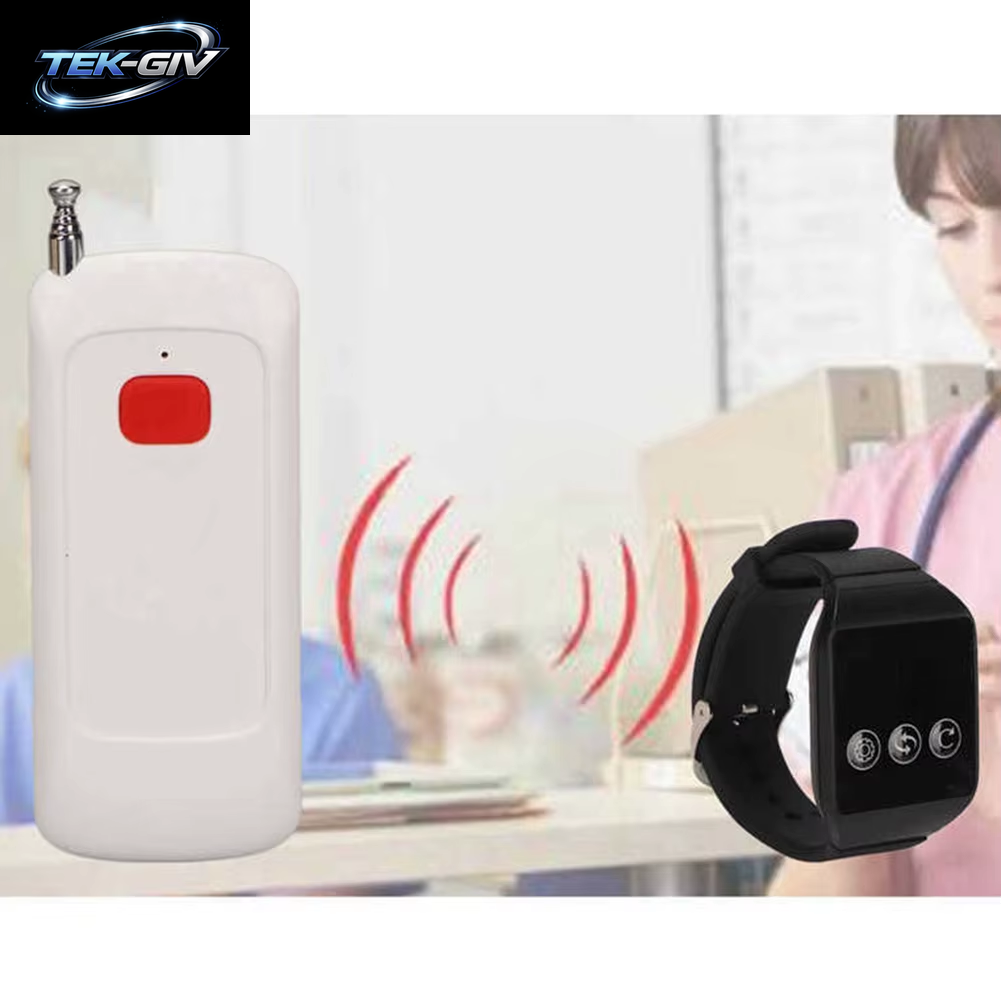 Wireless Caregiver Pager Wireless Nurse Call System Alarm Knopf Wasserdicht Für Heim Krankenhaus