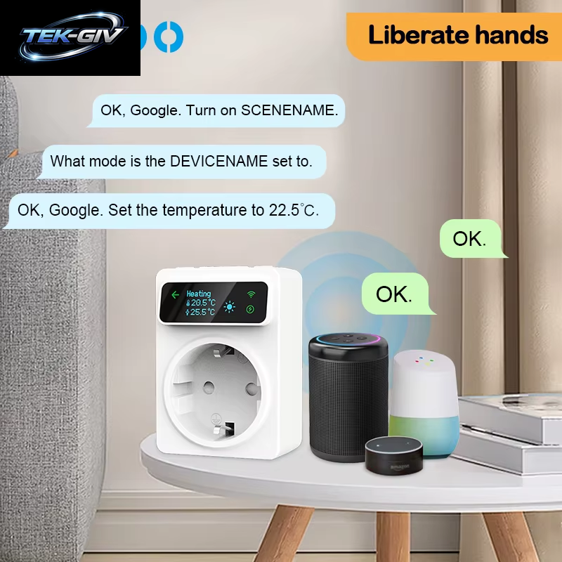 Wifi Tuya Smart Steckdose Thermostat 220V Temperatur Controller Boden Heizung Kühlung Thermostat Unterstützung Stimme Alexa Google Hause