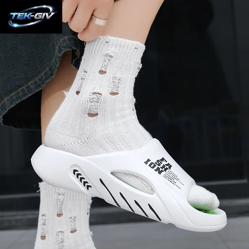 Sommer Herren Massage-Hausschuhe Indoor Outdoor Sandalen Strand Freizeitschuhe Weiche Sohle Slides Herren Flip-Flops Herrensandalen Große Größe 47