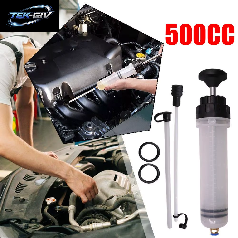 Automotoröl-Flüssigkeitspumpe, Effizientes Vakuum, Manuelle Inhalation, Spritze, Stil, Motor, Cooolant-Transfer, Durchscheinend, 200 Cc/500 Cc