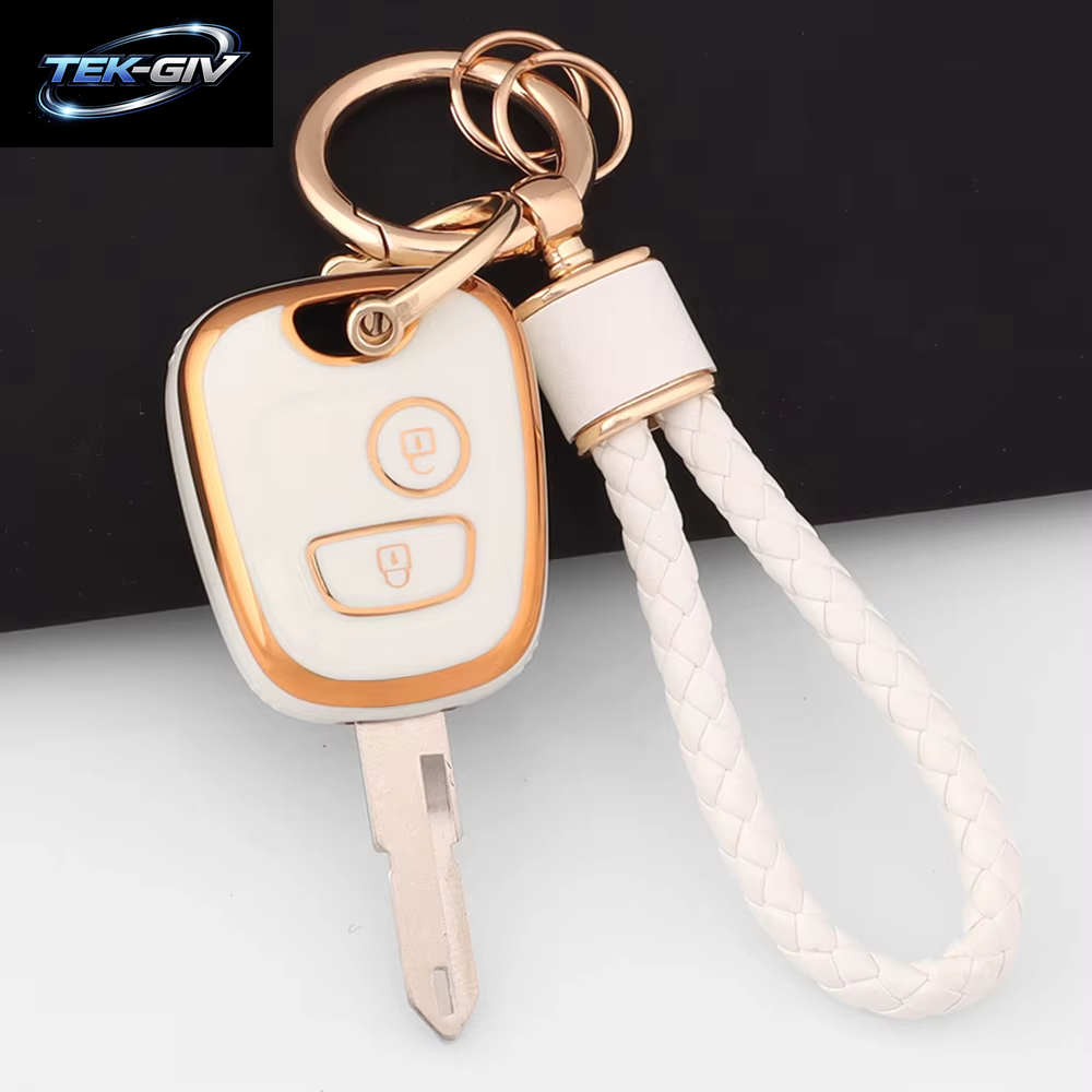 Rosa TPU Auto Fernbedienung Smart Key Fall Abdeckung Shell Fob Schlüsselbund Für Peugeot 107 206 207 307 Für Citroen C1 C2 C3 C4 Für Toyota Aygo