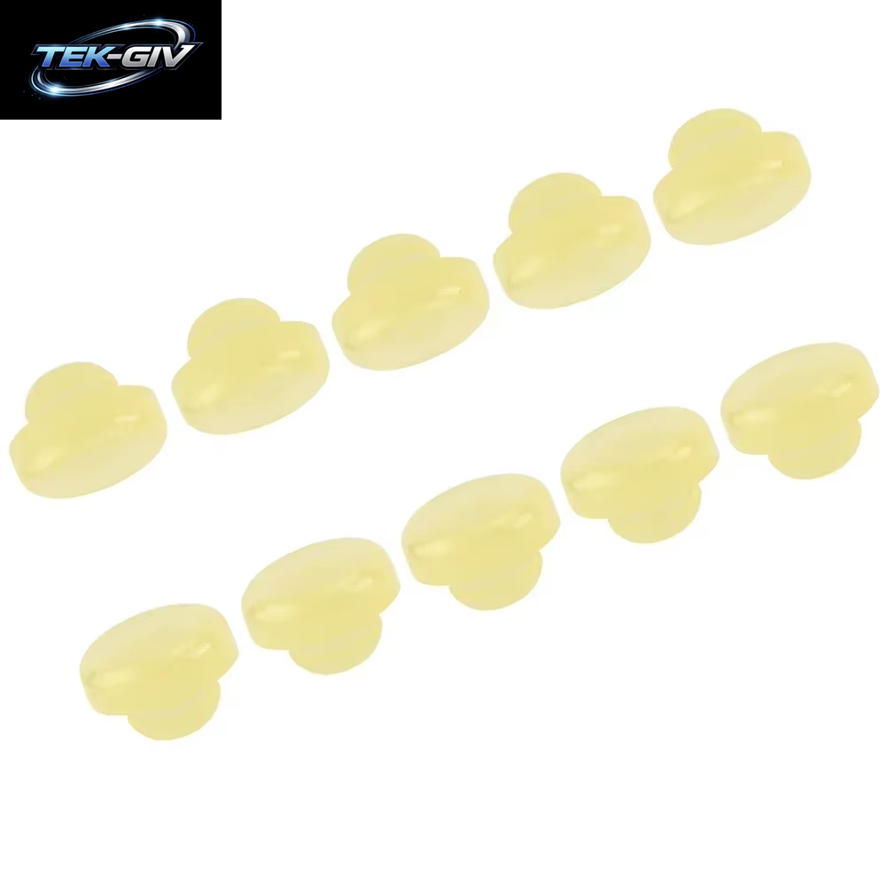 10 Stücke Bremse Kupplung Pedal Stopper Pad 46584-S0100 Gelb Für Nissan 200SX 240SX 300ZX 350Z Für Infiniti G20 G35 G37 I30 J30