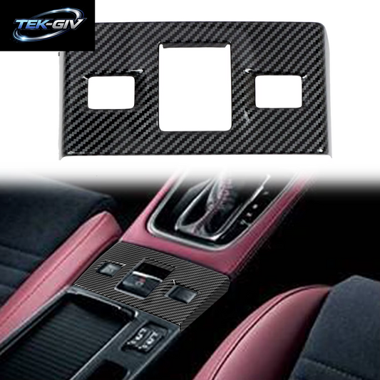 Für Subaru Wrx Sti 2010-2015, Levorg 2014-2017 Ruß Ruß Automatische Schalt Kasten Platte Dekorative Abdeckung Verkleidung Autozubehör