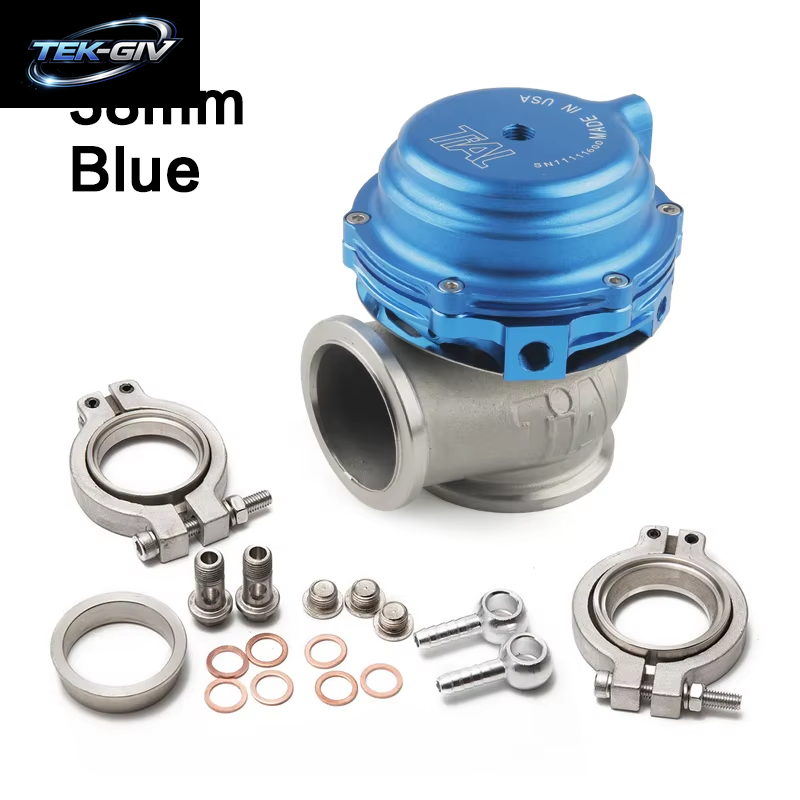 Universelles 38 Mm Externes Wastegate Mit V-Band, Flansch-Turbo-Wastegate Für Supercharge-Turbo-Verteiler Mit Logo MV-S 38 Mm Wastegate