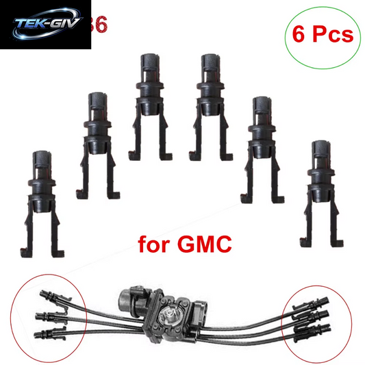 6PCS GB5-136 Clip Für GMC Vortec Spider Kraftstoff Injektor Reparatur Service Kit Für Chevrolet 4,3 L 1992-1995 Für AY-P3071