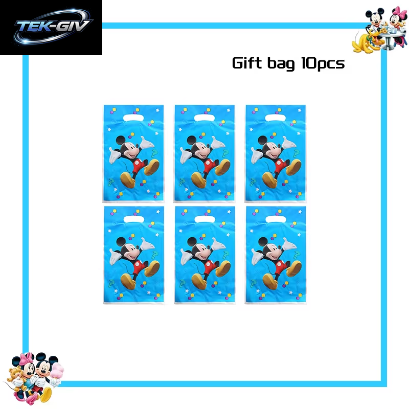 Mickey Mouse Geburtstag Party Dekoration Geschirr Candy Box Banner Tischdecke Hintergrund Ballon Für Kinder Geburtstag Party Supplies