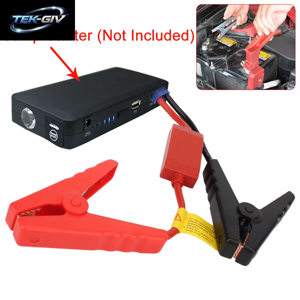 Notfall Batterie Jump Kabel Klemmen Starthilfe Krokodil Clip Universal Für Auto Lkw Mit EC5 Stecker Stecker 12V