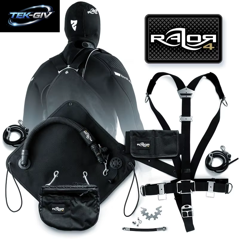 Razor Side Mount Set 4.0 Side Mount System Komplettes Technisches Tauch-Bcd Technisches Tauchen