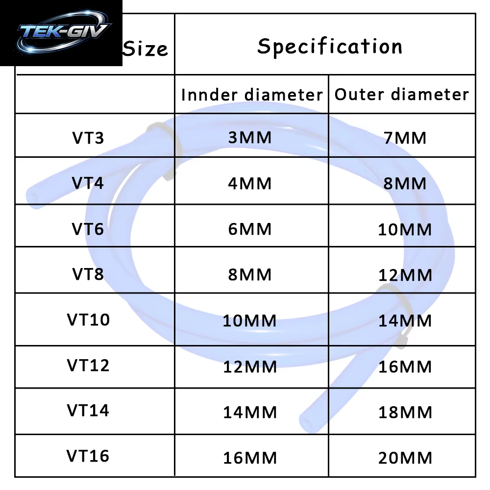 2M Länge Silikon Vakuum Rohr Schlauch Silikon Schläuche 3MM 4MM 6MM 8MM 10MM 12MM 14MM 16MM Blau Auto Teile Universal