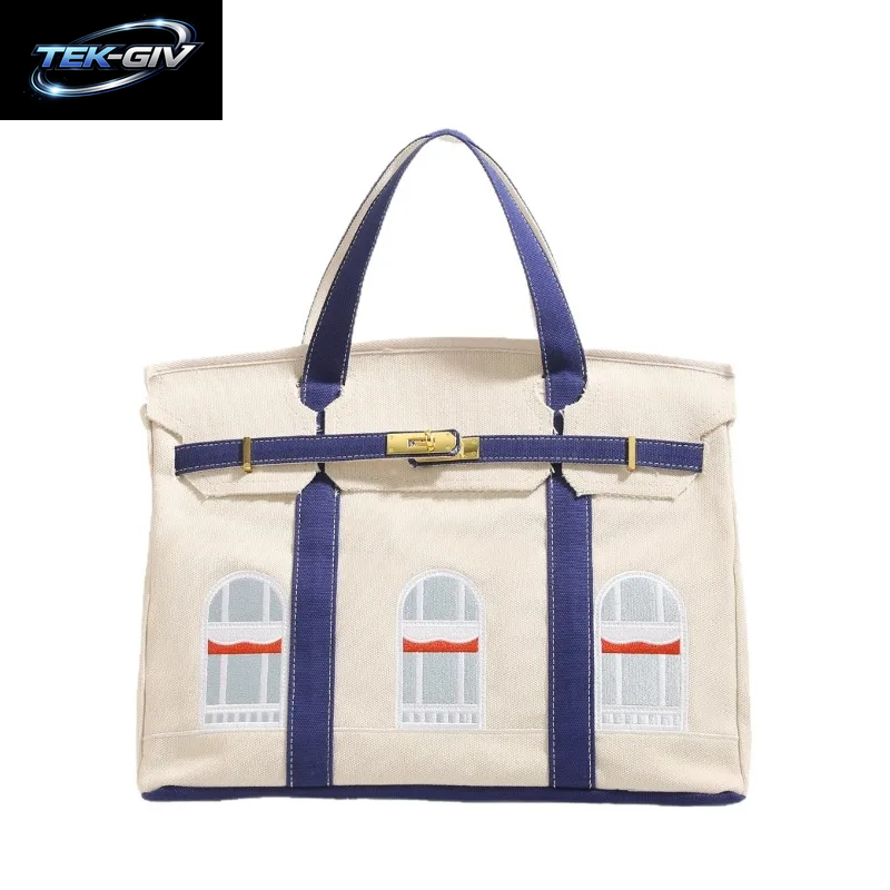 Meistverkaufte Canvas-Haustasche Platin Mode Vielseitige Trendige Premium Schulter-Crossbody-Handtasche