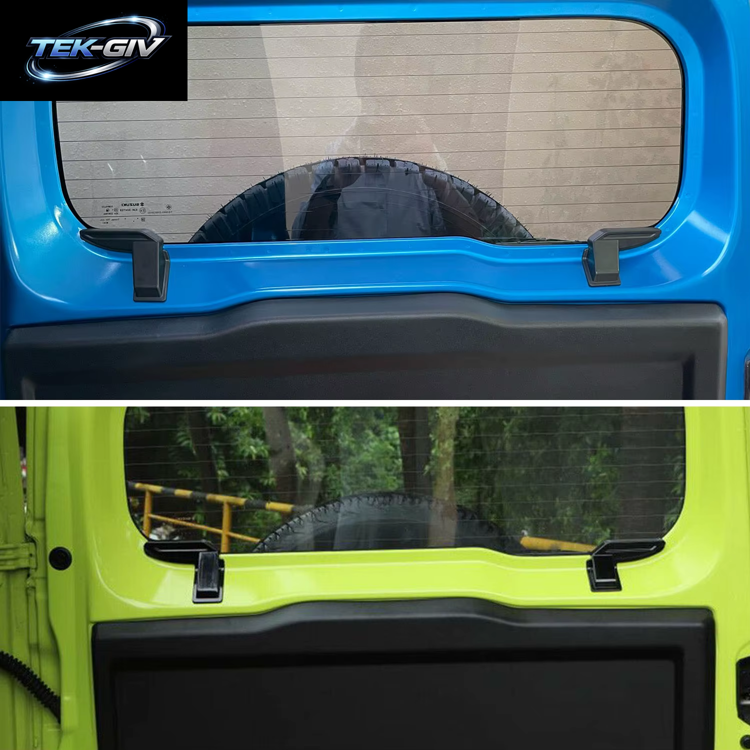 2X Heckscheibe Heizung Draht Schutz Demister Abdeckung Trim Für Suzuki Jimny Sierra JB64 JB74 2007-2022 Auto Innen Zubehör