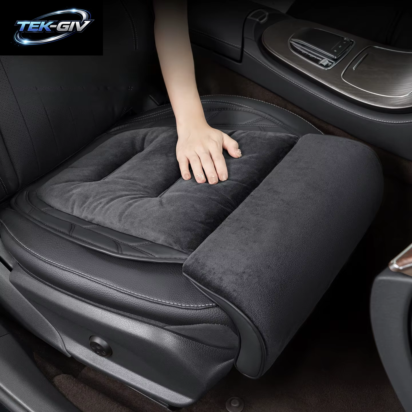 Neue Flanell Auto Sitz Bein Unterstützung Verlängerung Universal Auto Sitz Extender Bein Kissen Für Fahrer Memory Foam Sitz Polsterung Matte Abdeckung