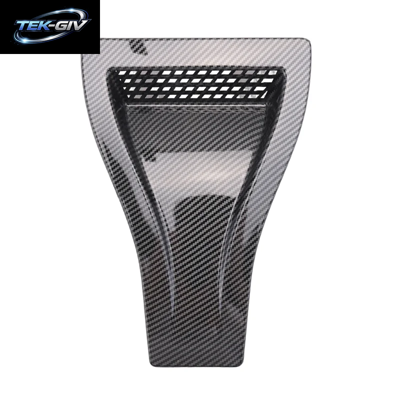 Universal Motorhaube Vent Lamellen Air Scoop Motorhaube Vent Lufteinlass Abdeckung Carbon Look Auto Teile Auto Front Vent