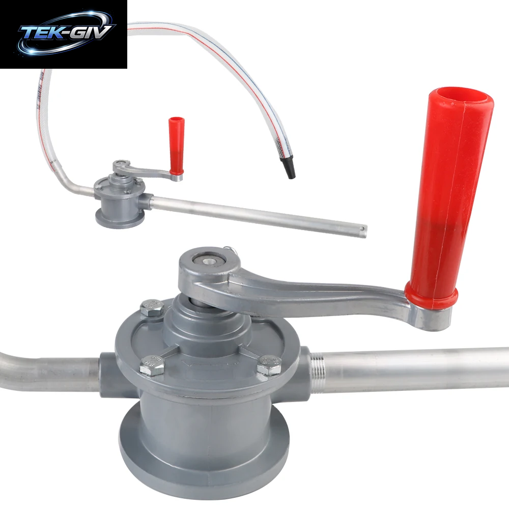Siphon Sucker Transfer Gear Oil Injector Car-Styling ​ Manuelle Ölpumpe Handkurbel Werkzeuge Vakuum Handpumpen Mit Ölschlauch Aluminium