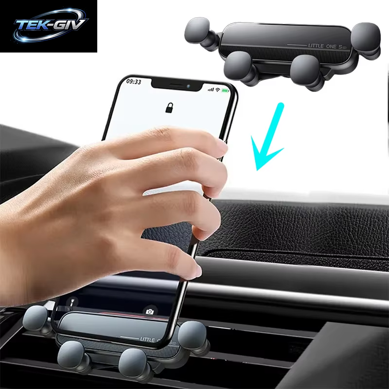Schwerkraft-Autotelefonhalter, Lüftungsschlitzhalterung, Handyhalter Im Auto, Mobile Unterstützung Für Iphone 13, 12, Xiaomi, Universeller Gps-Ständer