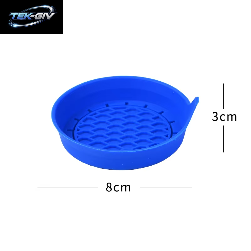 Universal 8 Cm Weiche Silikon Auto Tasse Untersetzer Anti-Slip Tasse Halter Wasserdicht Sieben-Proof Spill Untertasse Auto Innen Zubehör