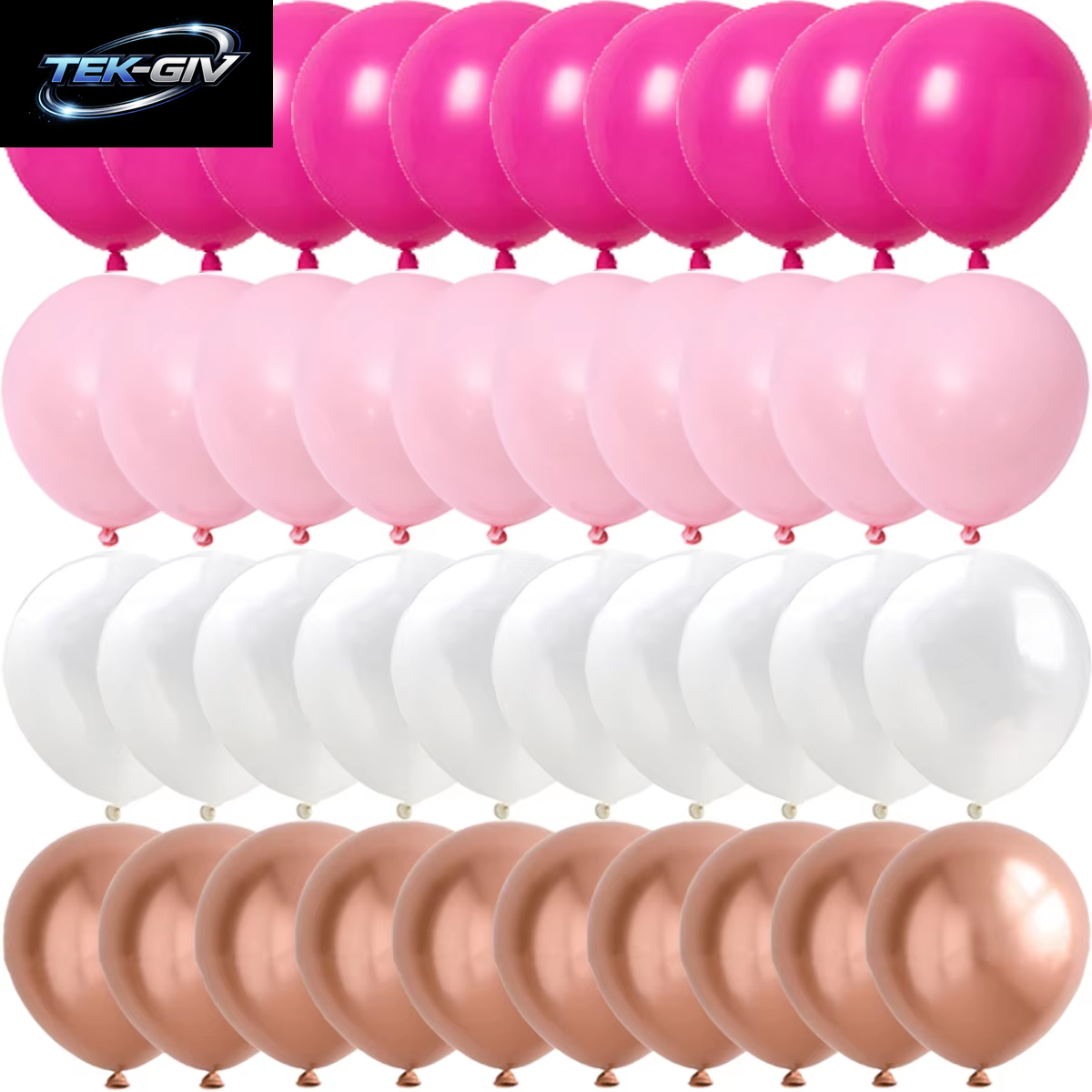Rose Rosa Metall Latex Konfetti Konfetti Luftballons Hochzeit Dekorationen Matte Globos Neujahr Geburtstag Party Dekorationen