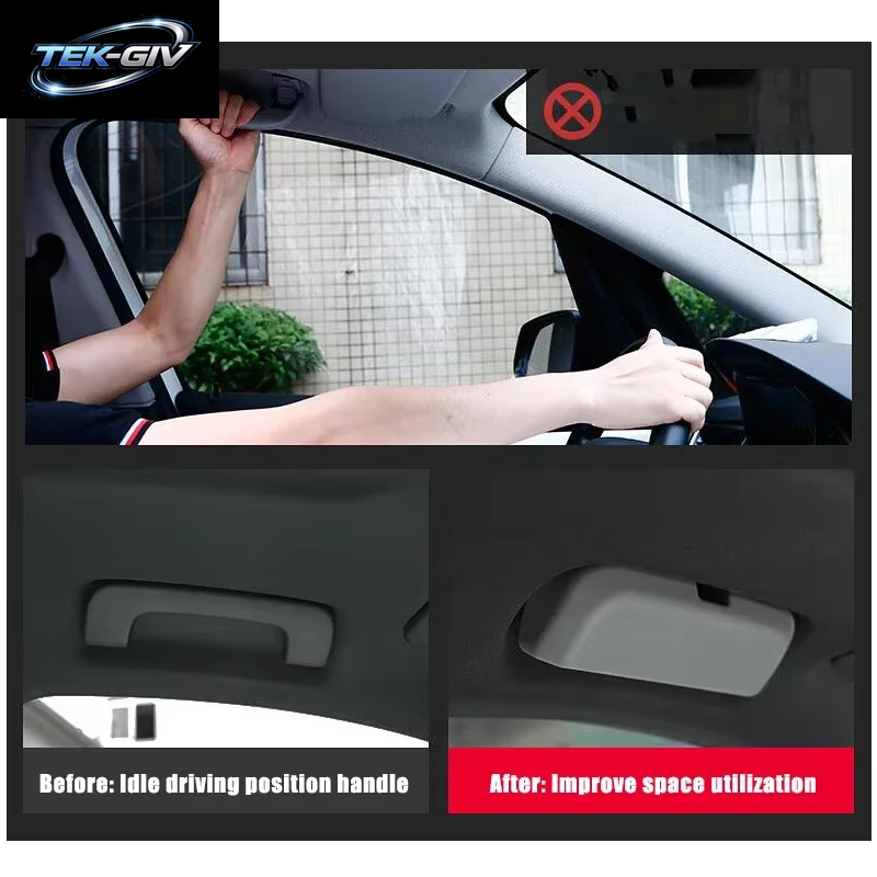Für Porsche Macan 2014-2020 Brillenetui Box Organizer Innen Sonnenbrillenhalter Platzsparend Fahren Seitengriff Ersatz