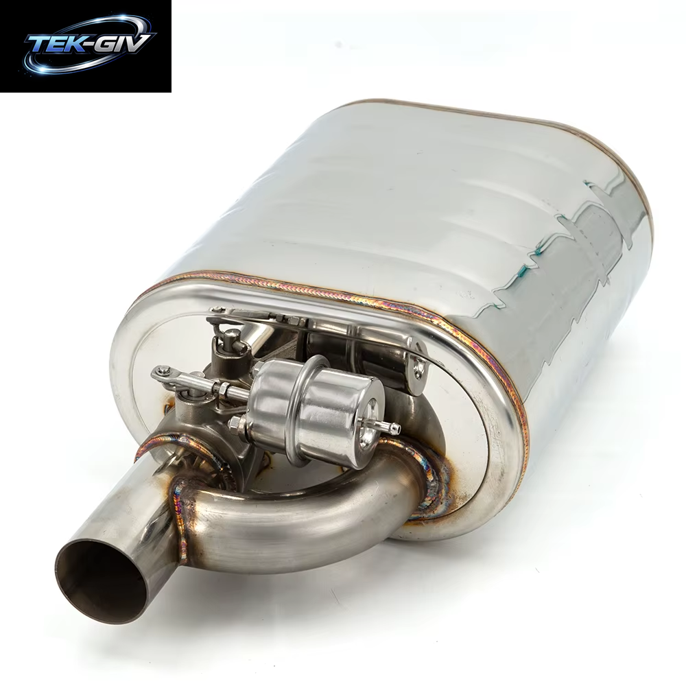2"/2,5"/2,75"/3'' Zoll Auspuff Schalldämpfer Mit Dump Vakuum Ventil Edelstahl Auspuff Ausschnitt Fernbedienung Set Pumpe Controller
