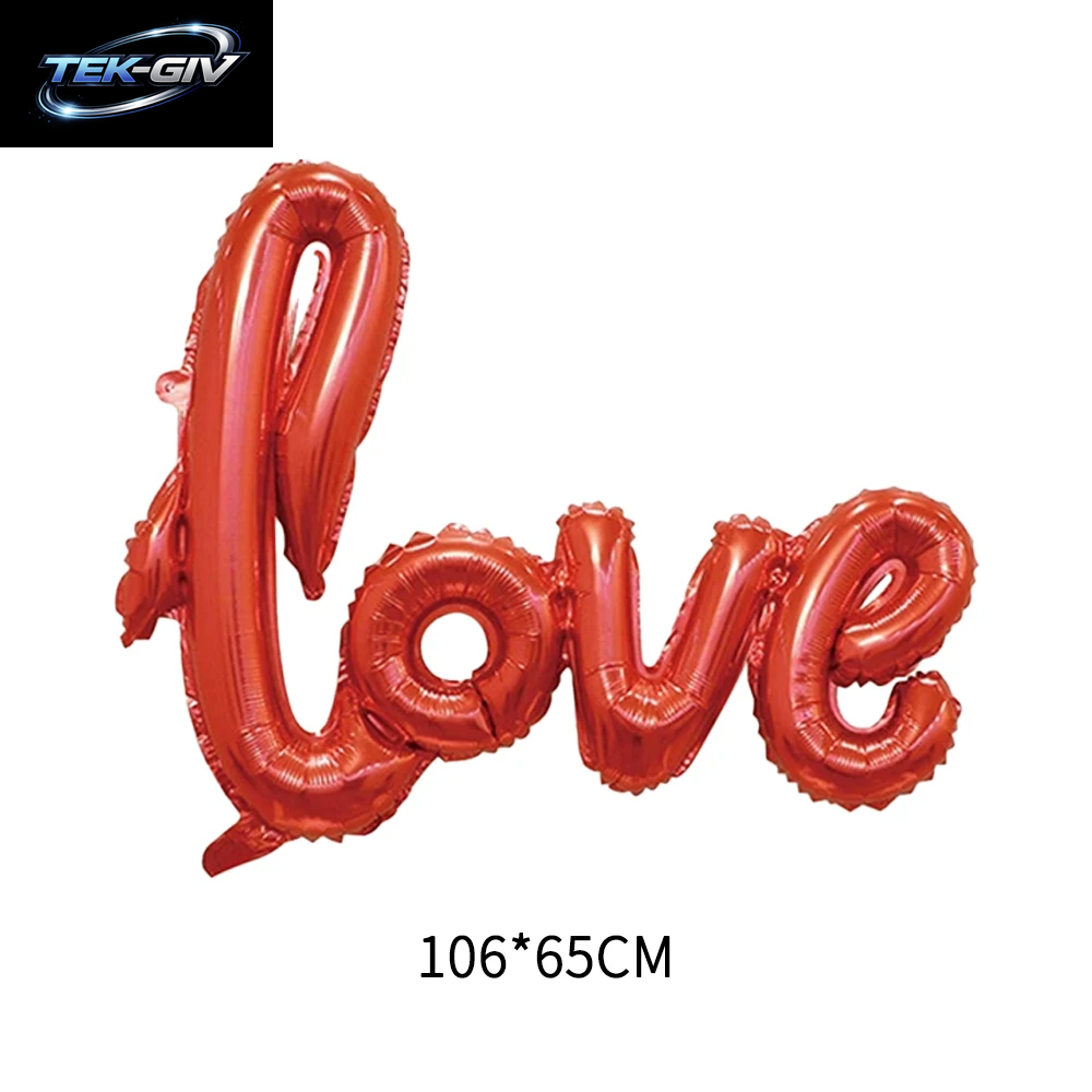 LIEBE Brief Folie Mylar Ballon Für Hochzeit Valentinstag Jahrestag Geburtstag Party Dekor Hintergrund Bogen Kranz DIY Supplie
