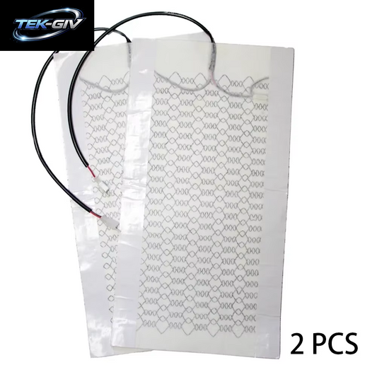 2 Stücke/4 Stücke 12 V Universal Auto Sitz Beheizte Heizung Heizung Carbon Faser Auto Sitz Wärme Pads Kissen Matte Winter Wärmer Sitzbezüge Set