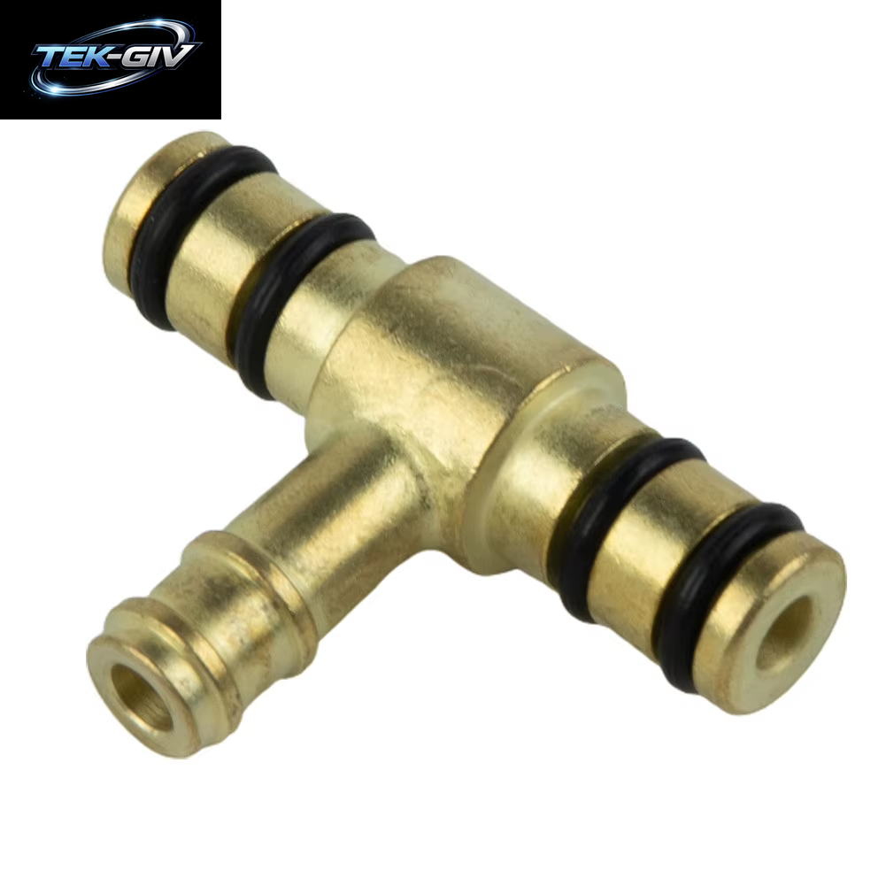 ~Vergaser Messing Kraftstoff T-Stück Passend Für 1 Yamaha FJ600 XS750 XS1100 2H7-14988-00 T Stück 3-Wege-Kraftstoffschlauch-Verbindungsstück