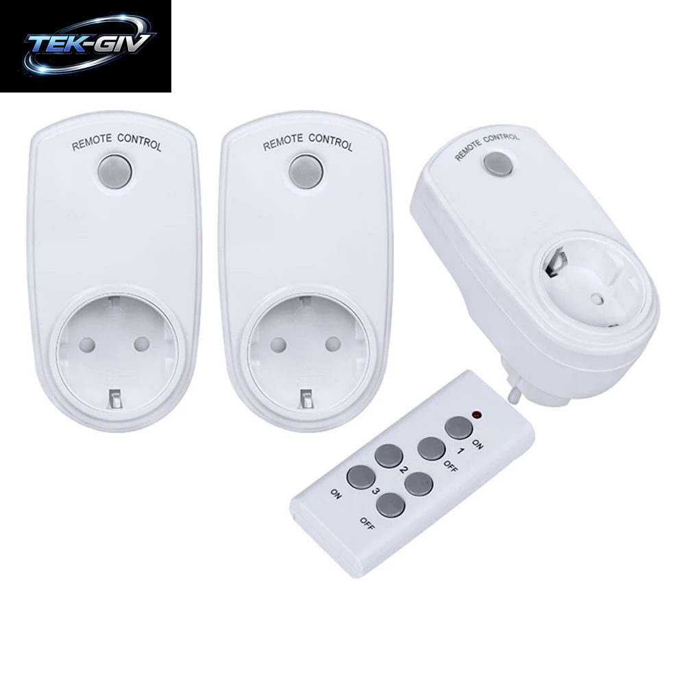 Wireless Smart Fernbedienung Steckdose Stecker Steckdose Licht Schalter Steckdose Steckdose EU Stecker Mit Fernbedienung