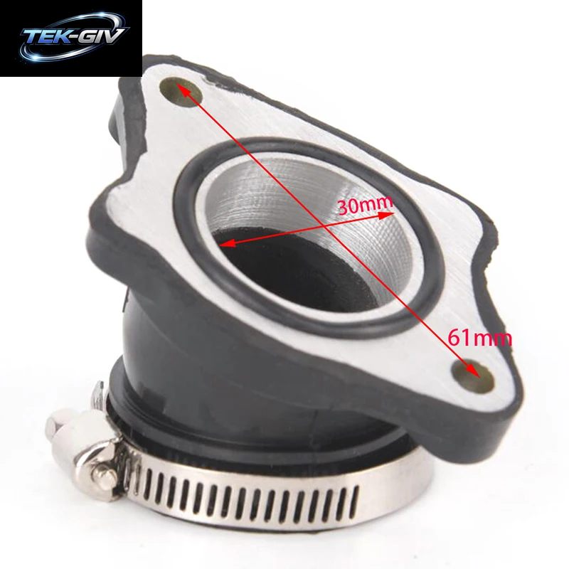 30Mm Vergaser Ansaug Krümmer Rohr Manschette Für Cg 200-250Cc Atv Dirt Bike Go Kart