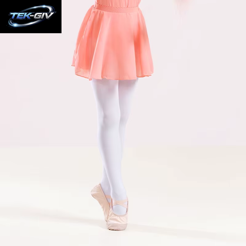 Ballettrock Für Mädchen, Tutu-Röcke Für Ballett, Tanz, Chiffon-Röcke, Elastische Taille, Kurzer Ballettrock Für Mädchen