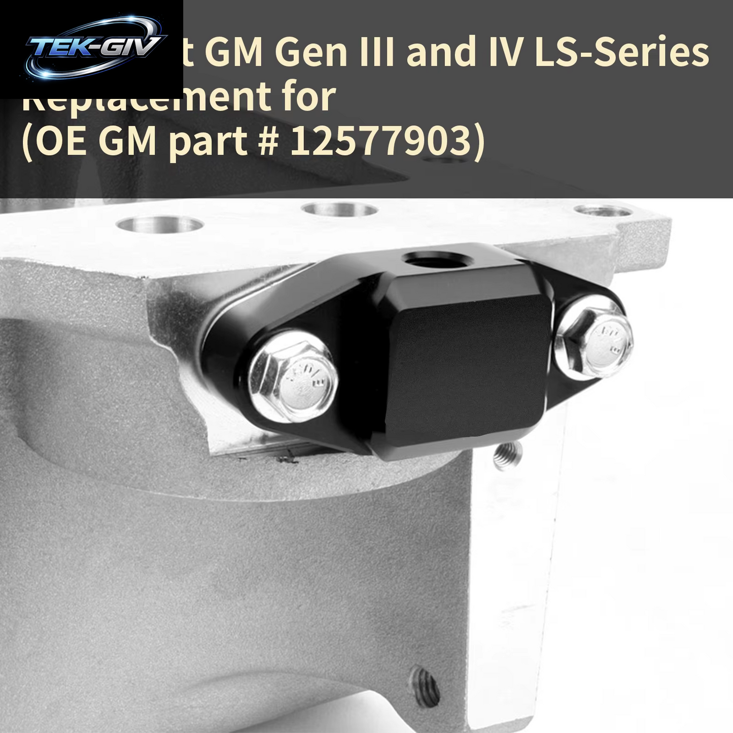 LS Motorölkühler-Bypass-Abdeckungsblockplatte, Passend Für Gen Iii/Iv-Motoren, Ersetzt OE12577903 Für Chevy/Gmc Mit 2X1/8" Npt-Anschlüssen