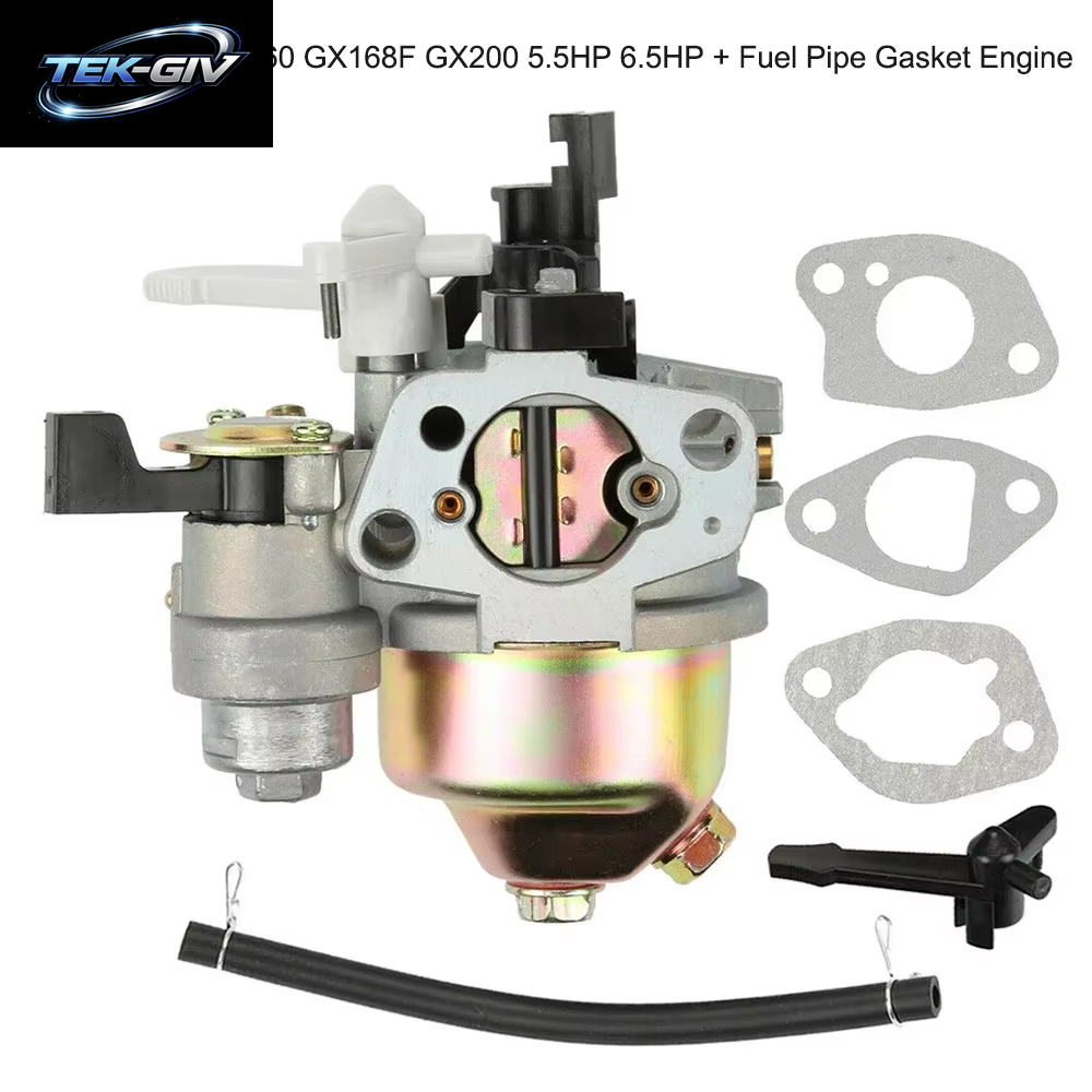 Vergaser Vergaser Passend Für Honda GX160 GX168F GX200 5,5 PS 6,5 PS + Kraftstoffleitung Dichtung Motor Autozubehör