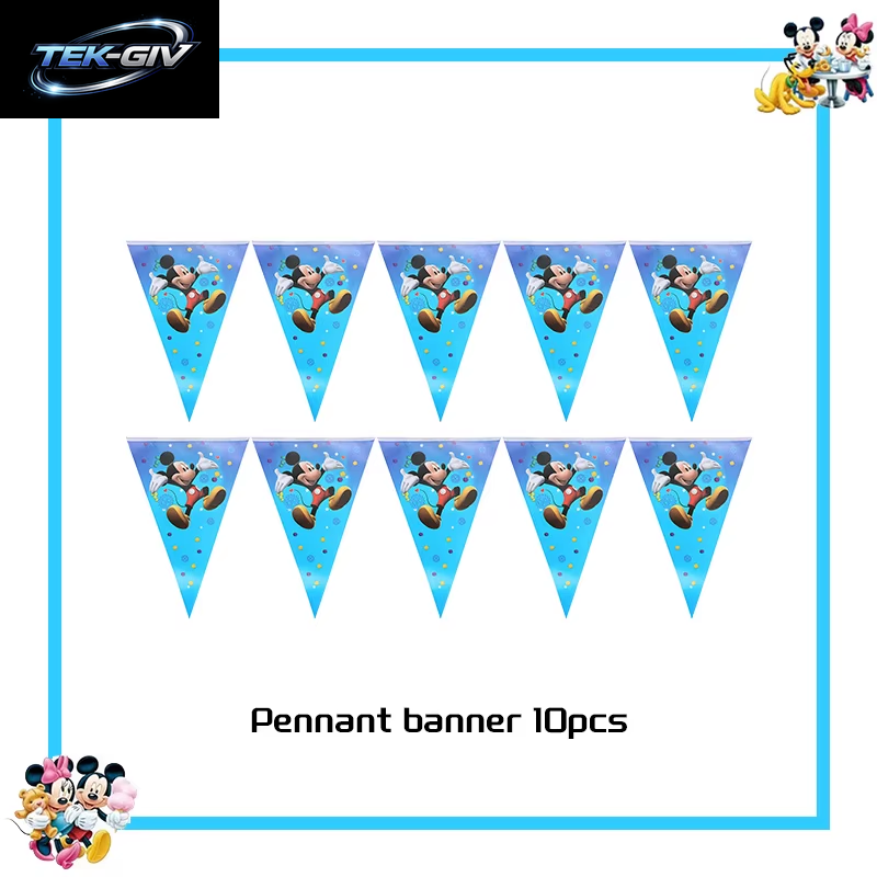 Mickey Mouse Geburtstag Party Dekoration Geschirr Candy Box Banner Tischdecke Hintergrund Ballon Für Kinder Geburtstag Party Supplies