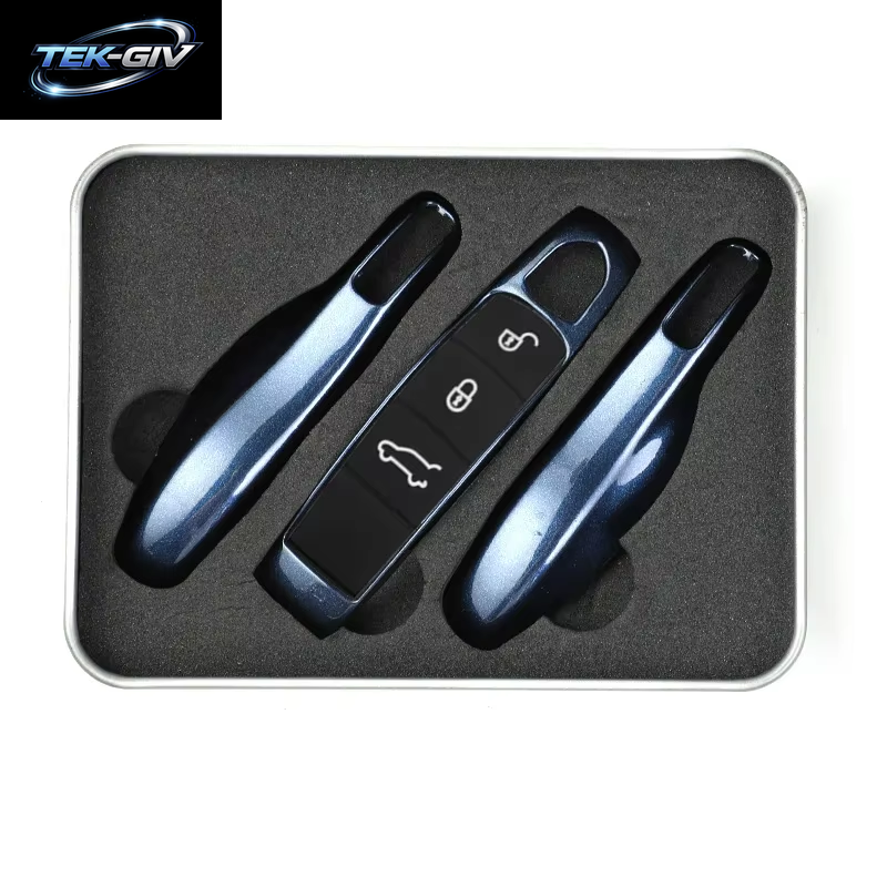 Auto Smart Remote Key Case Fob Abdeckungen Set Shell Für Porsche Panamera Spyder Carrera Macan Boxster Cayman Cayenne 911 970 981 991
