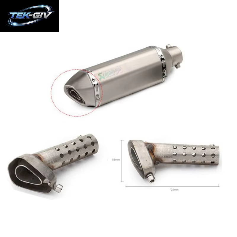 Universal Front Mid End Katalysator DB Killer Für Motorrad Auspuff Schall Dämpfer Schall Dämpfer Geräusch Schall Dämpfer