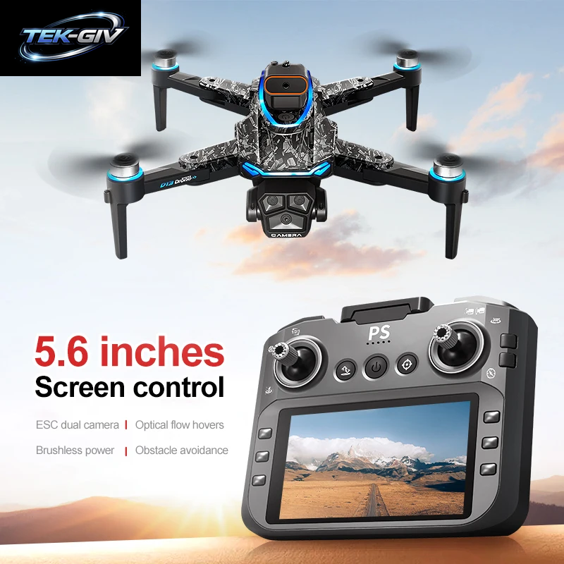 Lenovo D13 Gps-Drohne, 8K, Dreifachkamera-Antenne, HD, Optischer Fluss, Intelligente Hindernisvermeidung, Faltbarer Bürstenloser Motor, Vr-Drohne