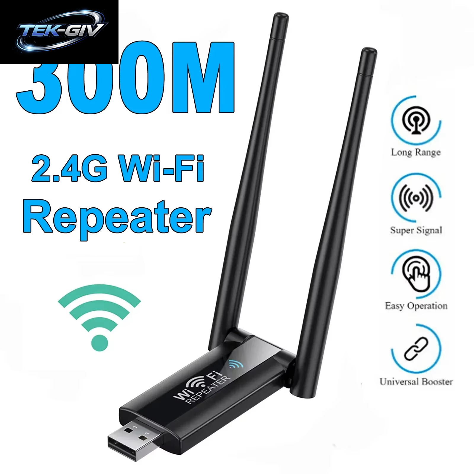 2,4G 300Mbps Wireless USB Wifi Repeater Extender Wifi Signal Verstärker Booster Long Range Wi-Fi Router Home Netzwerk Erweiterung
