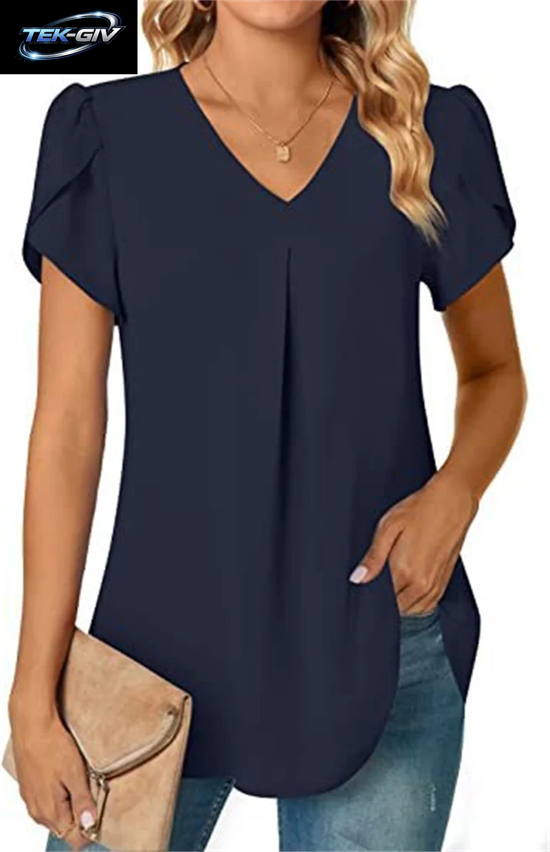 Frauen V-Ausschnitt Splice Spitze Dekoration Pullover Hemd Elegante Botanische Blumen Drucke Weibliche Bluse Sommer Casual Kurzarm Top