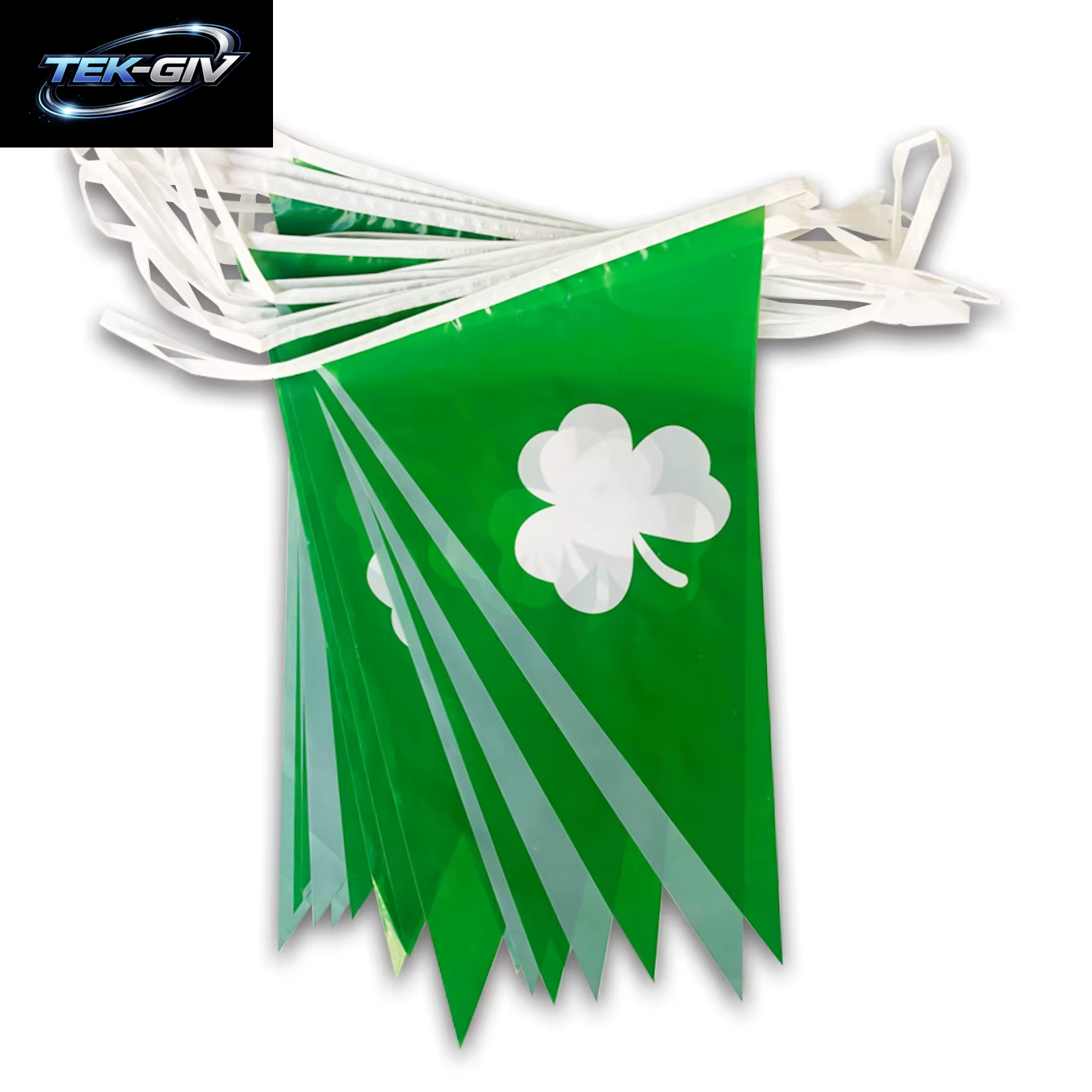St. Patrick'S Day Banner Girlande Hängende Wirbel Dekorationen St. Patrick'S Day Party Banner Kleeblatt Luftballons St. Patrick Day Dekore