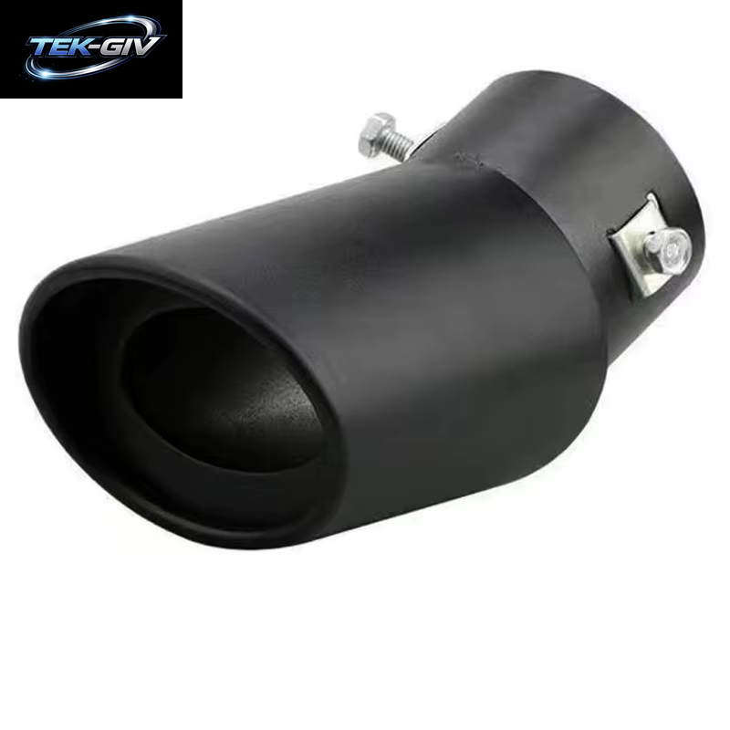 Universal Auspuff Spitze 63Mm Auto Auspuff Outlet Edelstahl Auto Schwanz Hals Auspuffrohr Dekoration Änderung Zubehör Für Auto