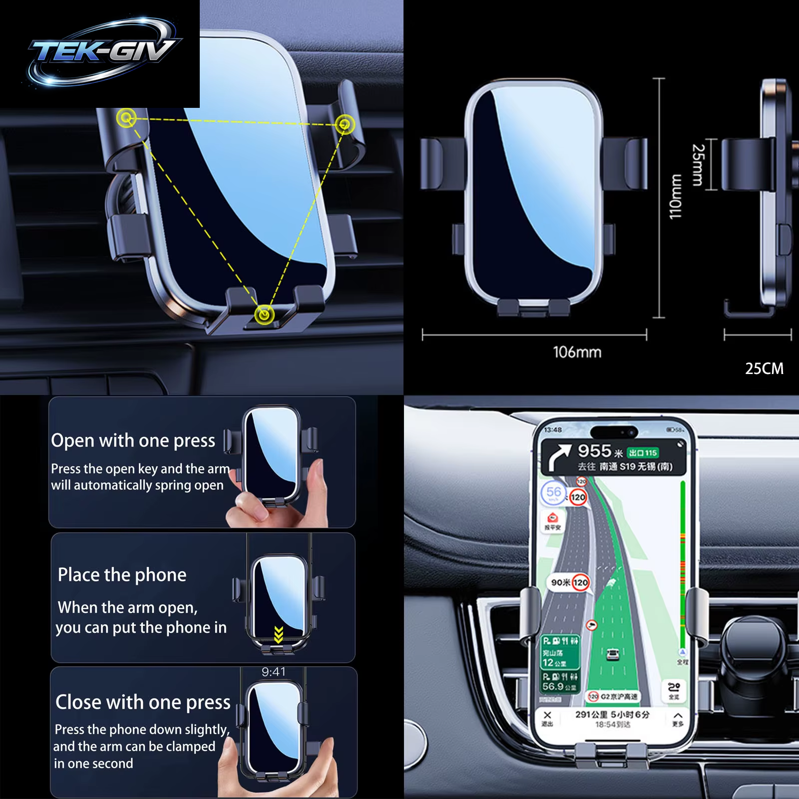Autotelefonhalter Für VOLVO EX30 2024 2025 2026 Gps-Halterung Navigationsständer Autozubehör