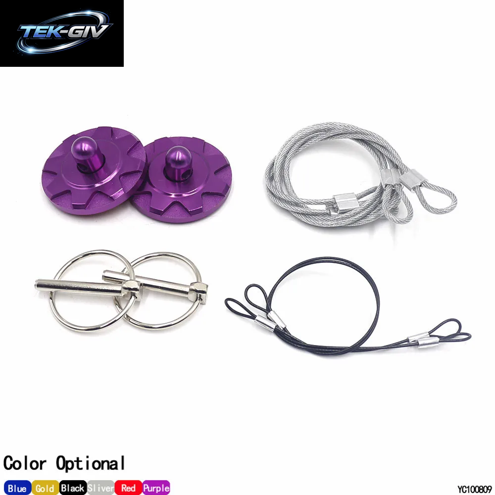 Racing Auto Motorhaube Aluminium Lock Latch Kit Universal Motorhaube Pin Set Automotive Zubehör