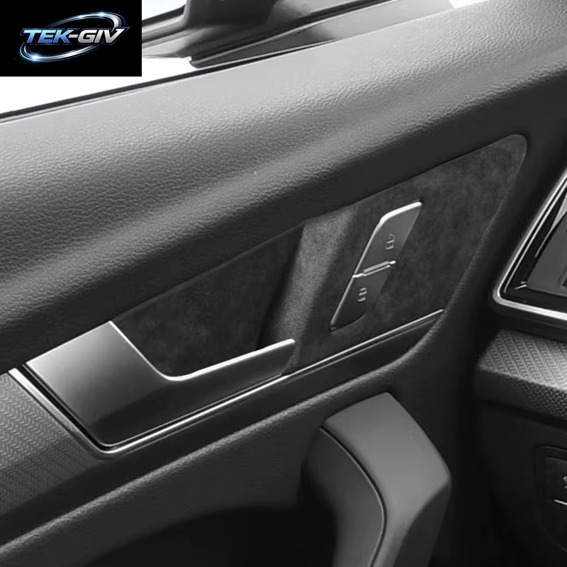 Für LHD Audi Q5 2018 2019 2020 2021 2022 2023 2024 Italienische Wildleder-Verkleidungen Innenraum-Verzierungen Für Türen, Schaltwippen, Mittelkonsole