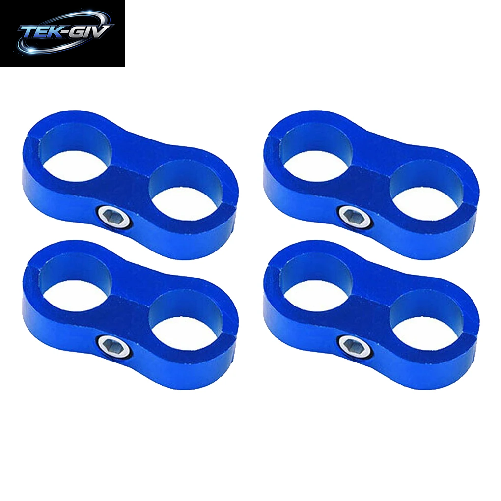4 Teile/Los 6An Schlauch Separator Klemme Halterung Adapter Für 3/8 "Öl Kraftstoffs Ch Lauch Leitung