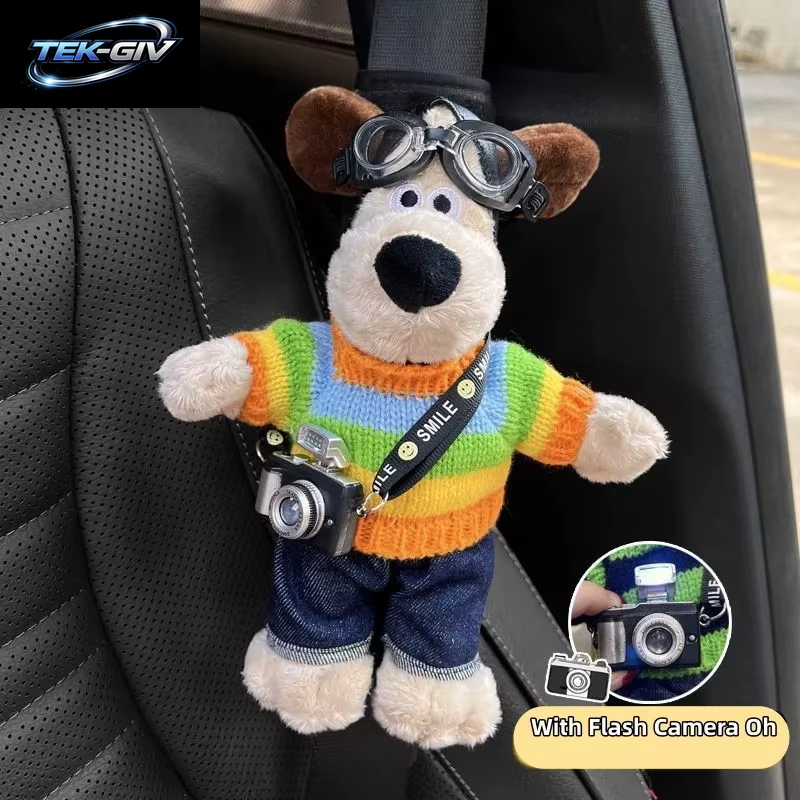 Auto-Sicherheitsgurt-Schulter-Ärmel, Ganzjährig, Universell, Niedlich Und Kreativ, Cartoon-Hund, Auto-Schulter-Schutz-Ärmel, Autozubehör