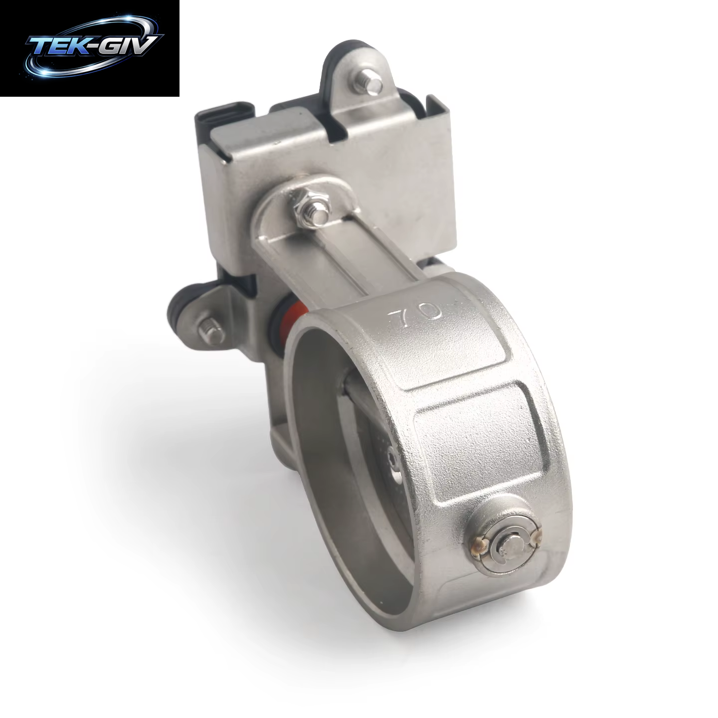 Motorrad-Auspuffrohrsystem, Lokomotive, Schalldichtes Edelstahlventil, Elektronischer Schalter, Knopfsteuerung, 51/60/63/70/76 Mm