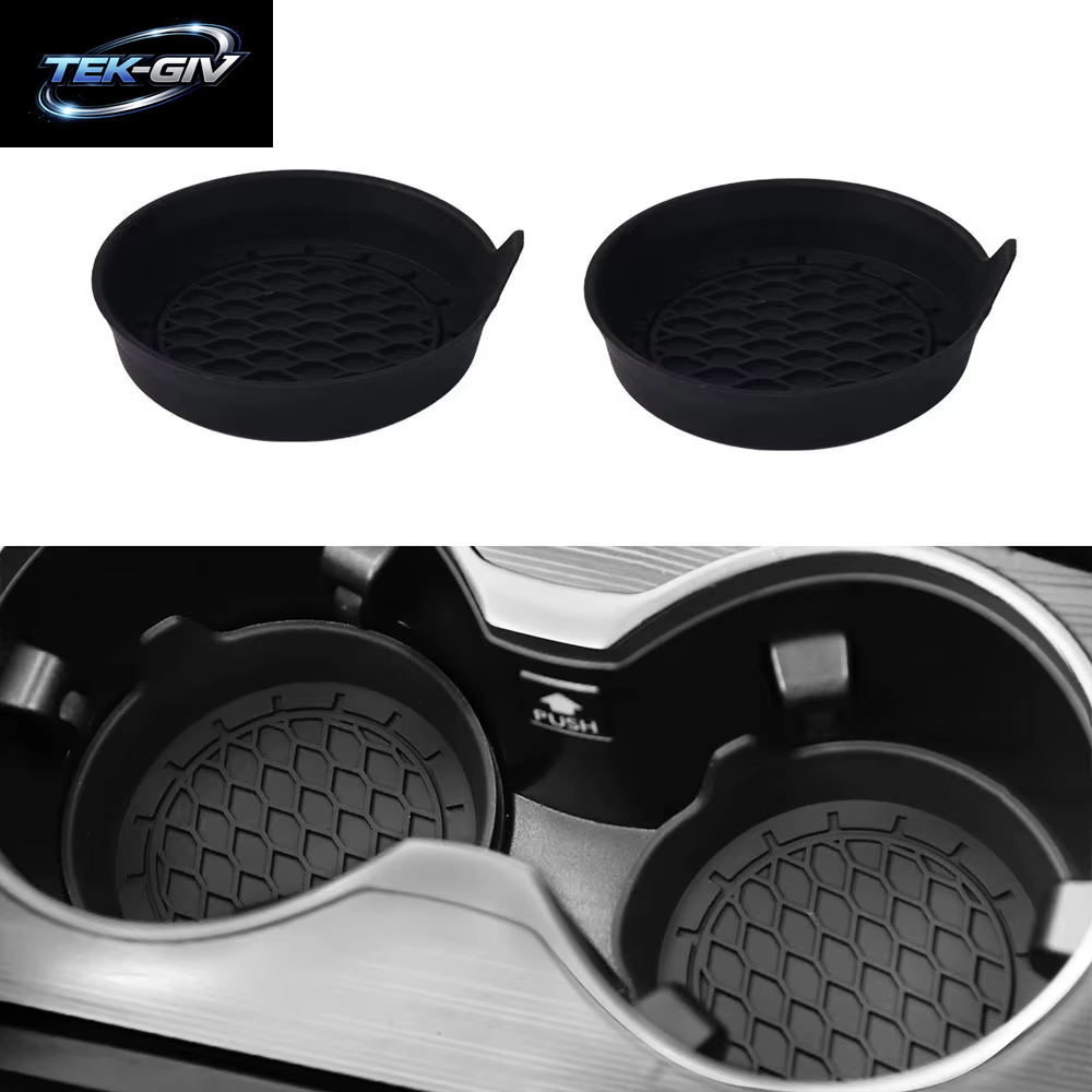 Universal 8 Cm Weiche Silikon Auto Tasse Untersetzer Anti-Slip Tasse Halter Wasserdicht Sieben-Proof Spill Untertasse Auto Innen Zubehör
