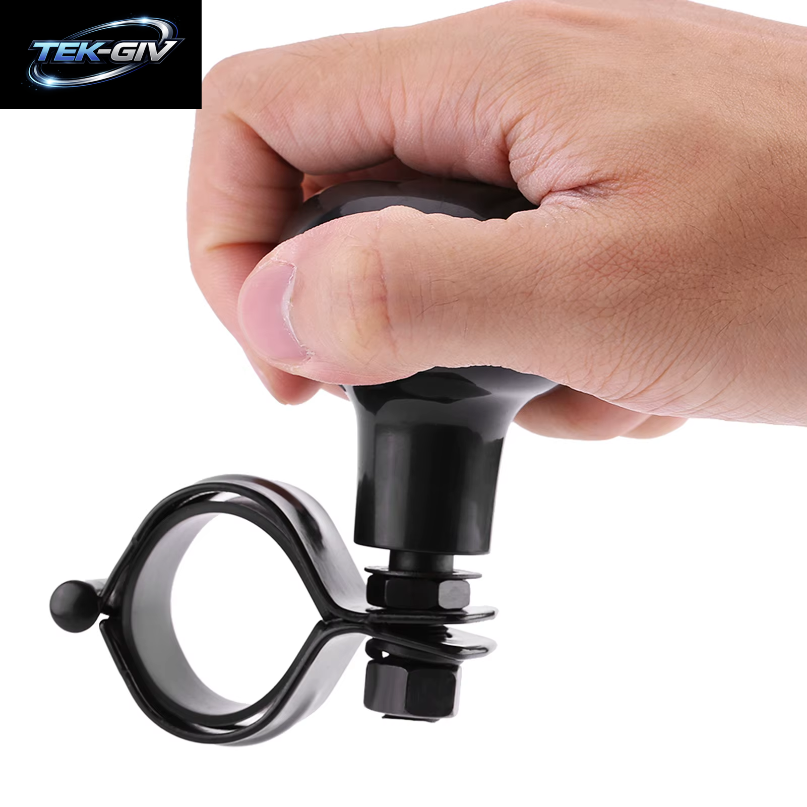 Auto Heavy Duty Lenkrad Knopf Schwarz Spinner Griff 360 Grad Lenkung Spinner Knopf Auto Zubehör