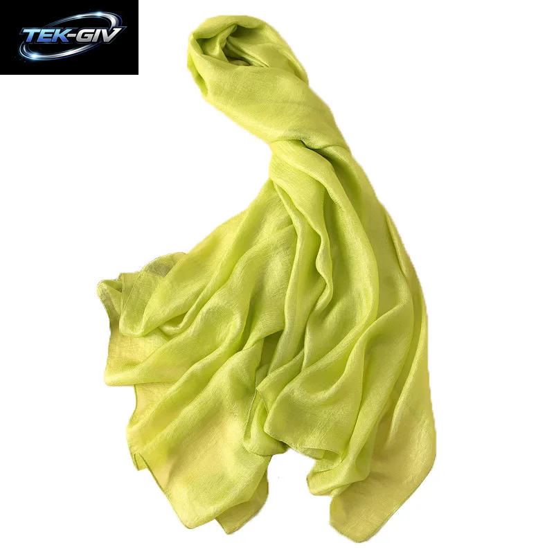 2023 Luxus Marke Frauen Mode Schal Plain Solide Seide Leinen Schals Schals Sommer Dame Bandanas Pashmina Foulard Hijab 180*90 Cm