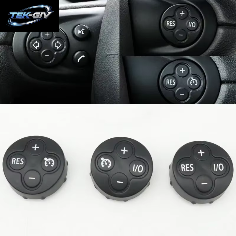 Für BMW MINI Cooper R55 R56 R57 R58 R59 R60 R61 2007-2014 Lenkrad Lautstärkeregler Schalter Tempomat Taste Abdeckung