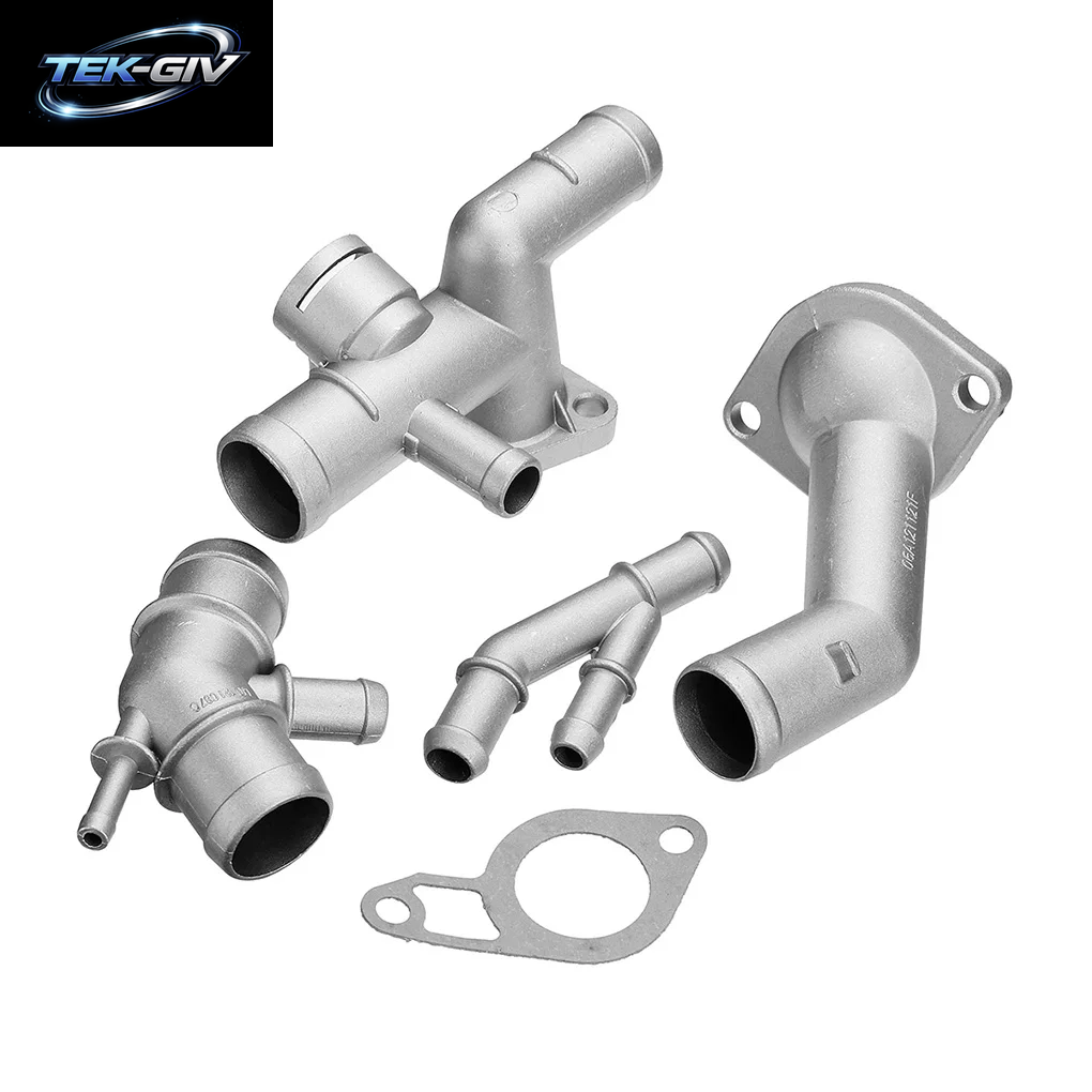 4 Stücke Flansch Kühlmittel Kit Heavy Duty Mit Zubehör Stecker Wartung Kits Ersatz Für 337 1,8 T 06 A121132A